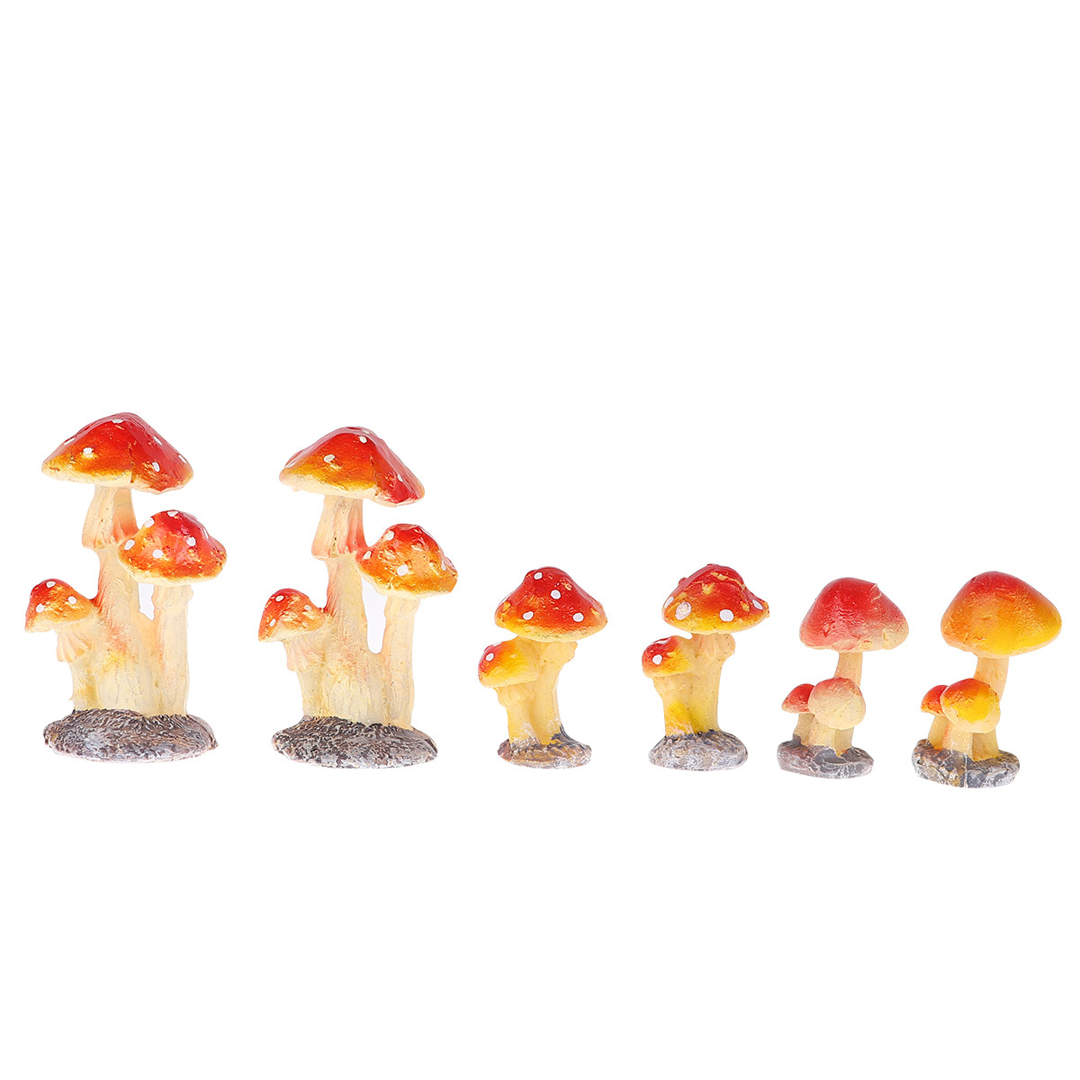 6Pcs Mini Mushroom Resin Garde – Bonsai Garden Display Bewertung und Preis