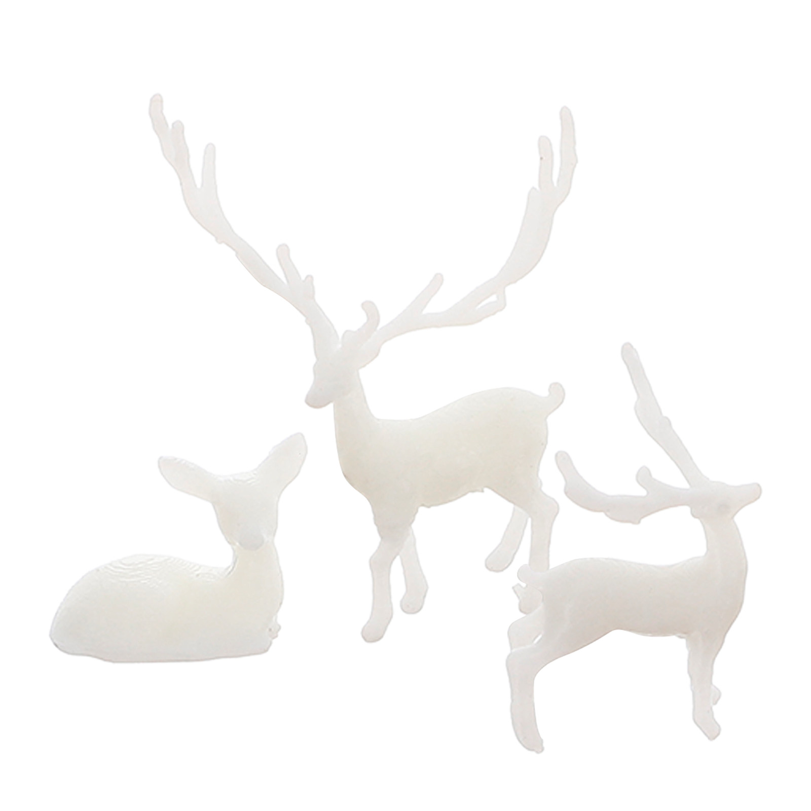 3Pcs Mini Elk Statue Resin Elk – Bonsai Garden Display Bewertung und Preis