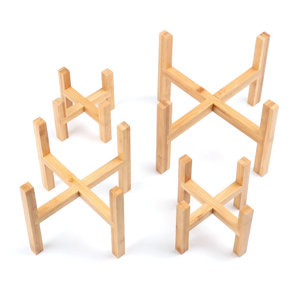 Wood Flowerpot Holder Floor-St – Bonsai Garden Display Bewertung und Preis