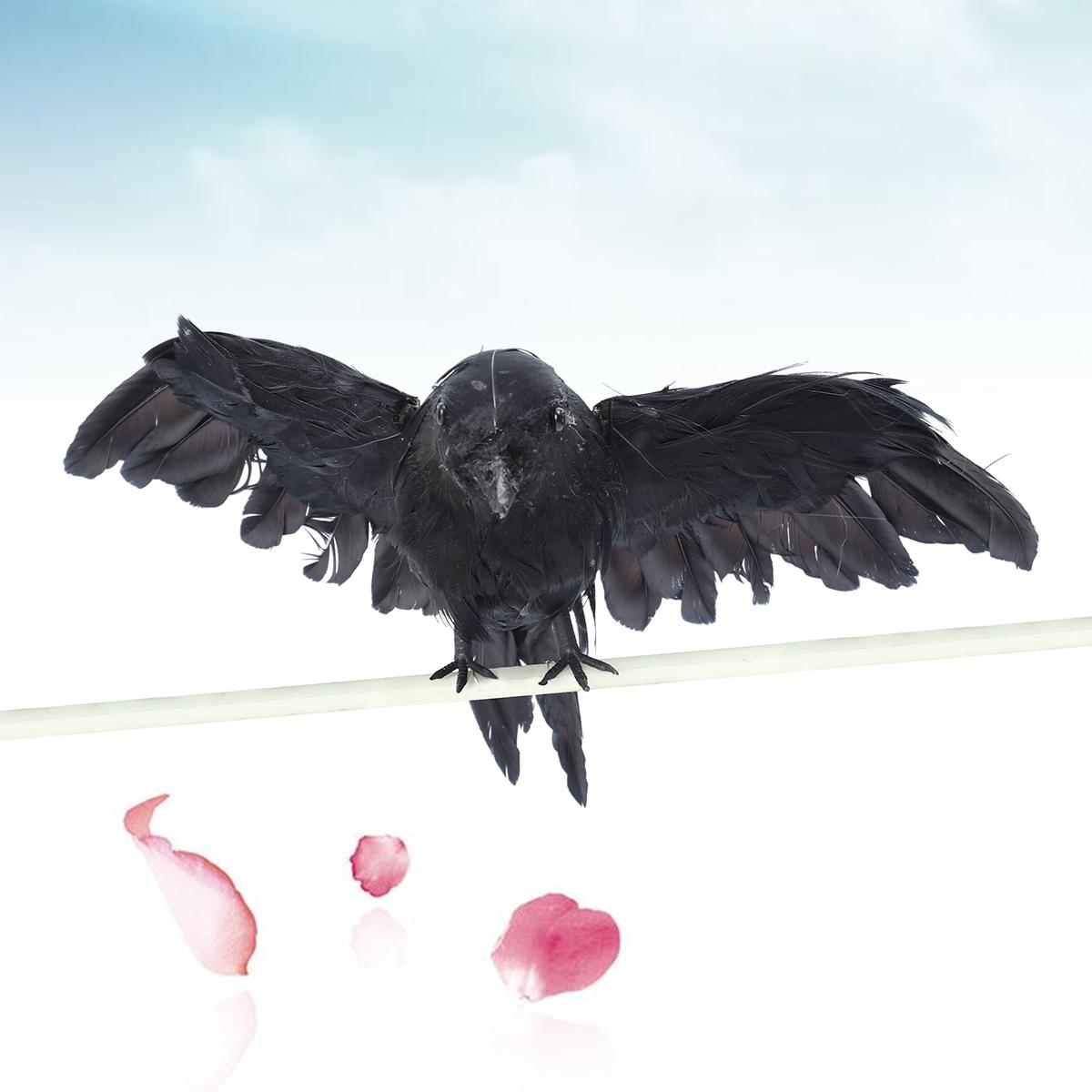 1 pc Artificial Crow Props Bla – Bonsai Garden Display Bewertung und Preis