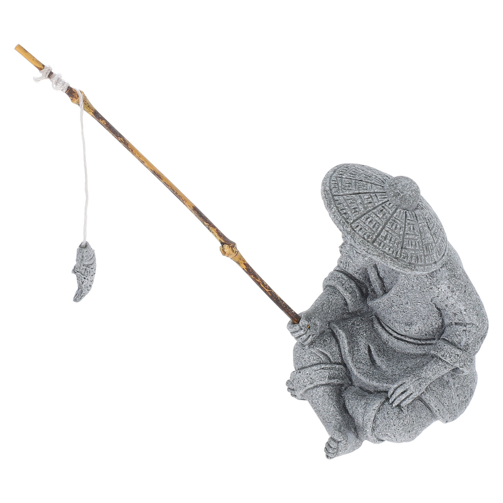 Realistic Mini Fisherman Sculp – Bonsai Garden Display Bewertung und Preis