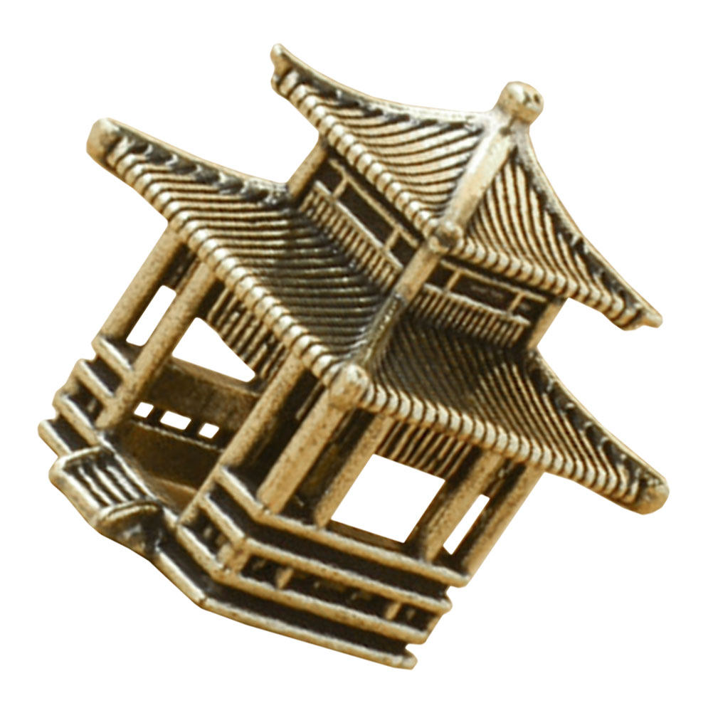 Vintage Brass Pavilion Ornamen – Bonsai Garden Display Bewertung und Preis