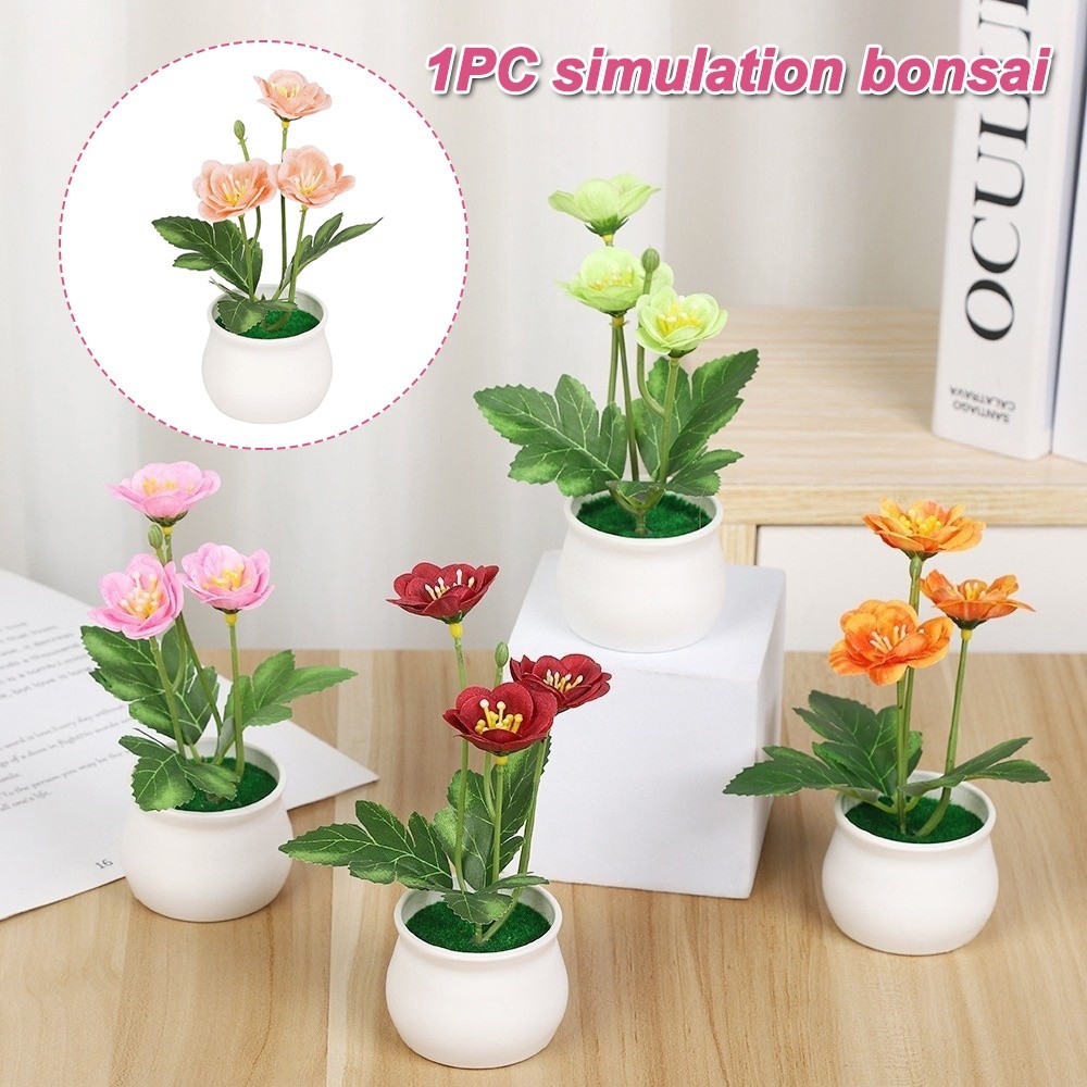 Plum Blossom Plant Artificial  – Bonsai Garden Display Bewertung und Preis