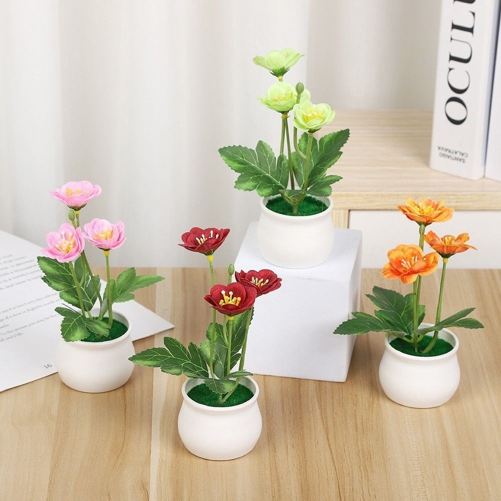 Plum Blossom Plant Artificial  – Bonsai Garden Display Bewertung und Preis