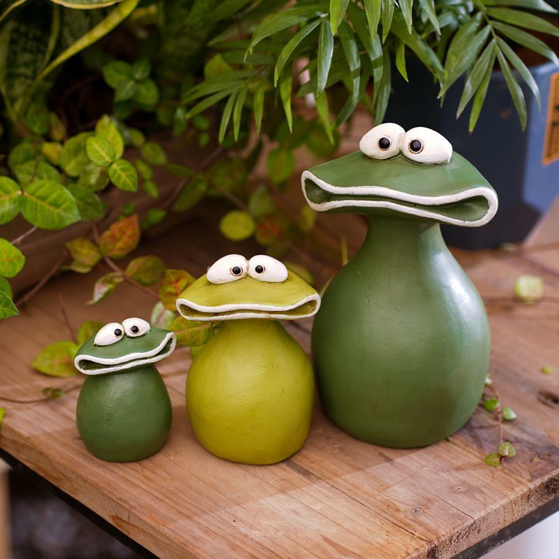 Cartoon Big Mouth Frog Garden  – Bonsai Garden China Bewertung und Preis