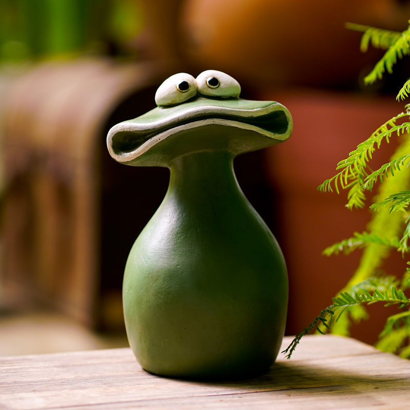 Cartoon Big Mouth Frog Garden  – Bonsai Garden China Bewertung und Preis