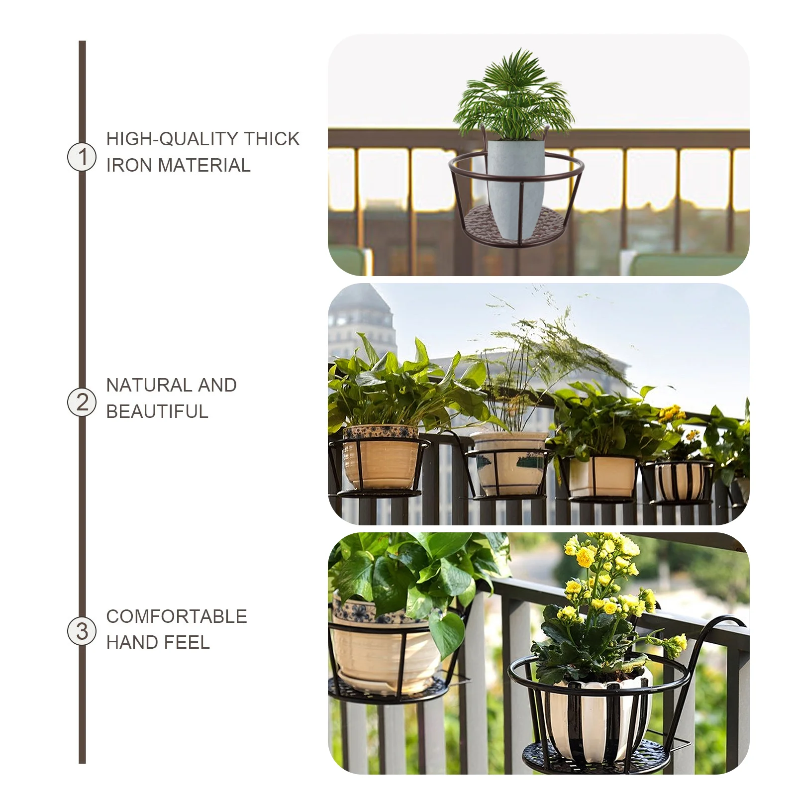 2 Pcs Iron Flower Pot Stand Wa – Bonsai Garden China Bewertung und Preis