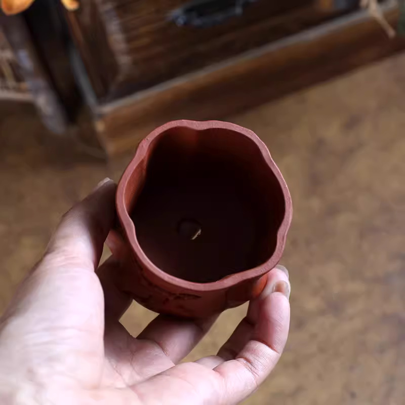 Purple Sand Bonsai Pot,Carved  – Bonsai Garden China Bewertung und Preis