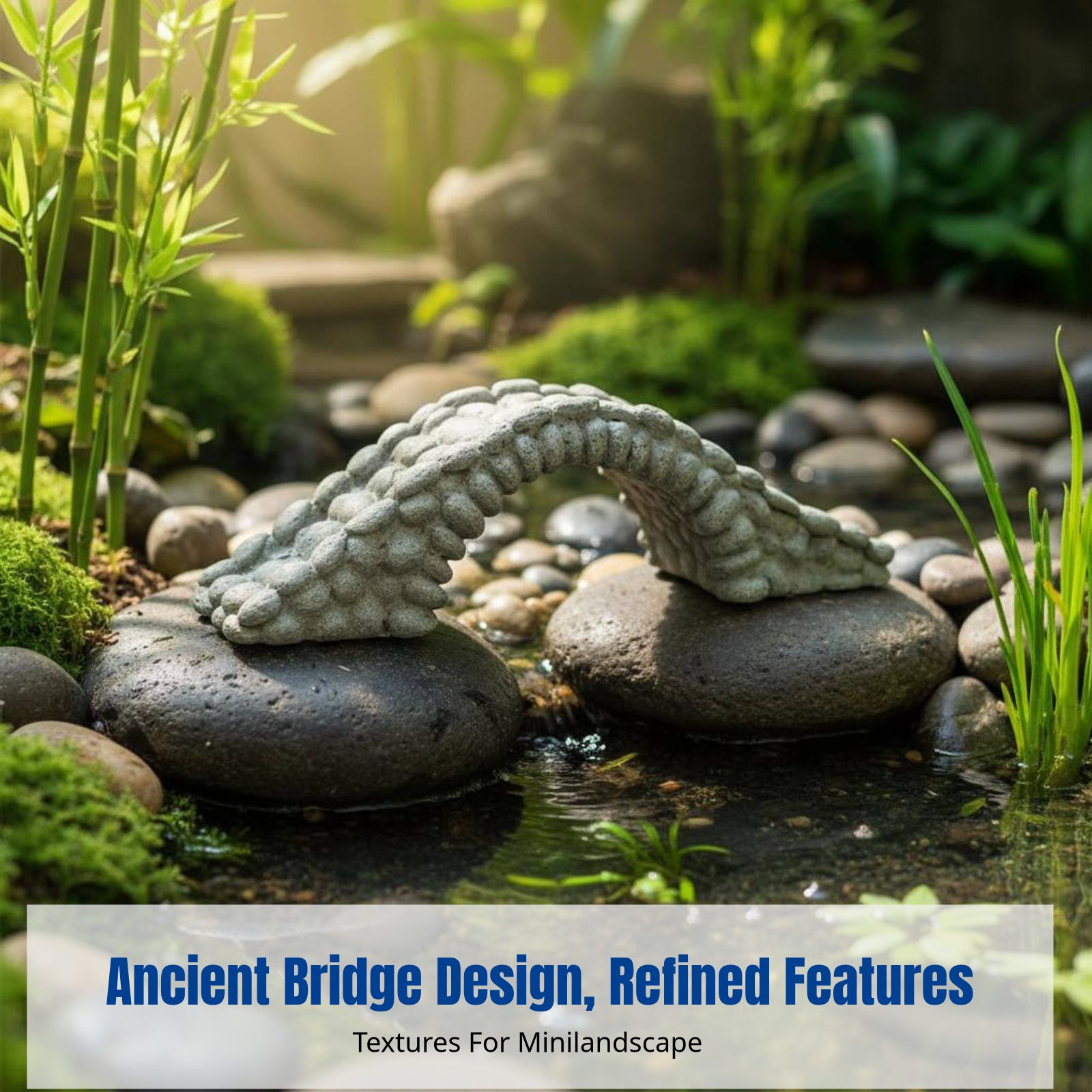Resin Stone Bridge Mini Landsc – Bonsai Garden China Bewertung und Preis