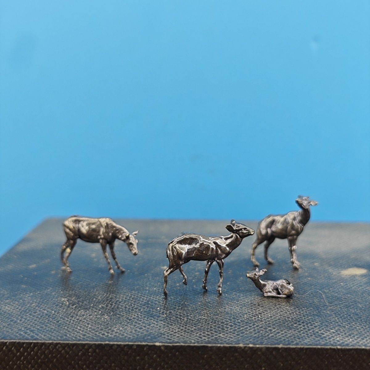 Miniature Deer Figurines Set o – Bonsai Garden China Bewertung und Preis