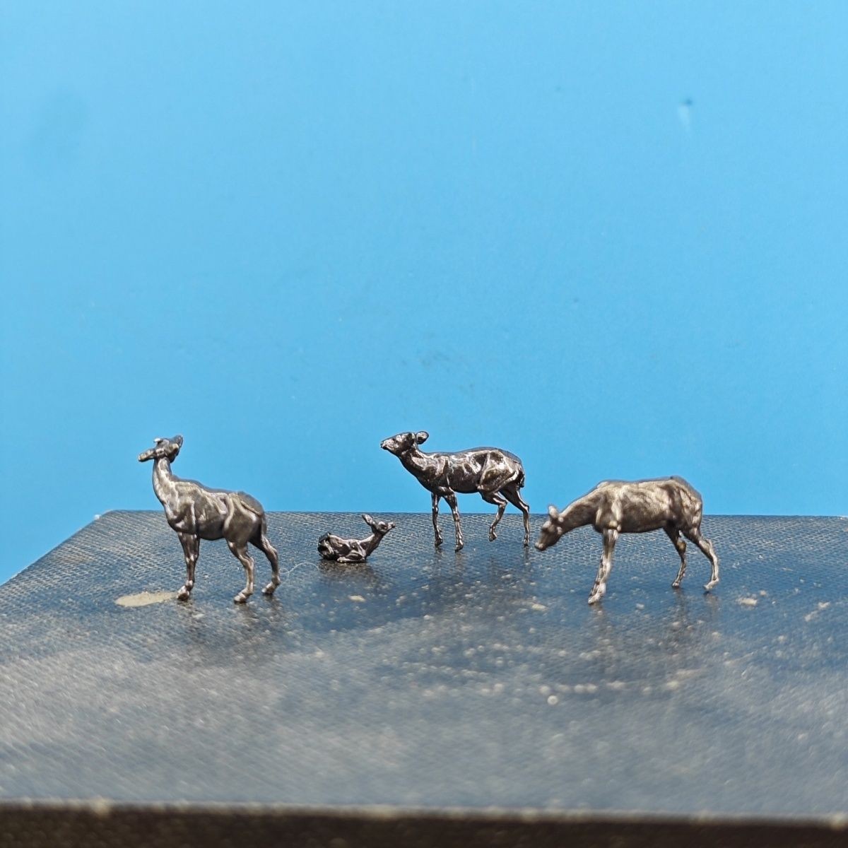Miniature Deer Figurines Set o – Bonsai Garden China Bewertung und Preis