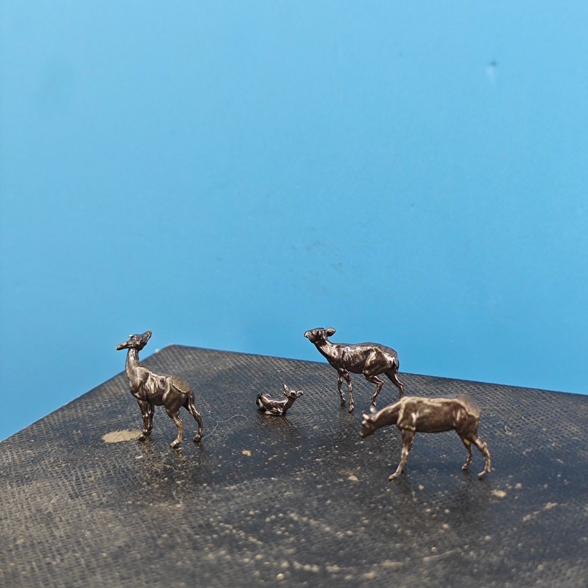 Miniature Deer Figurines Set o – Bonsai Garden China Bewertung und Preis